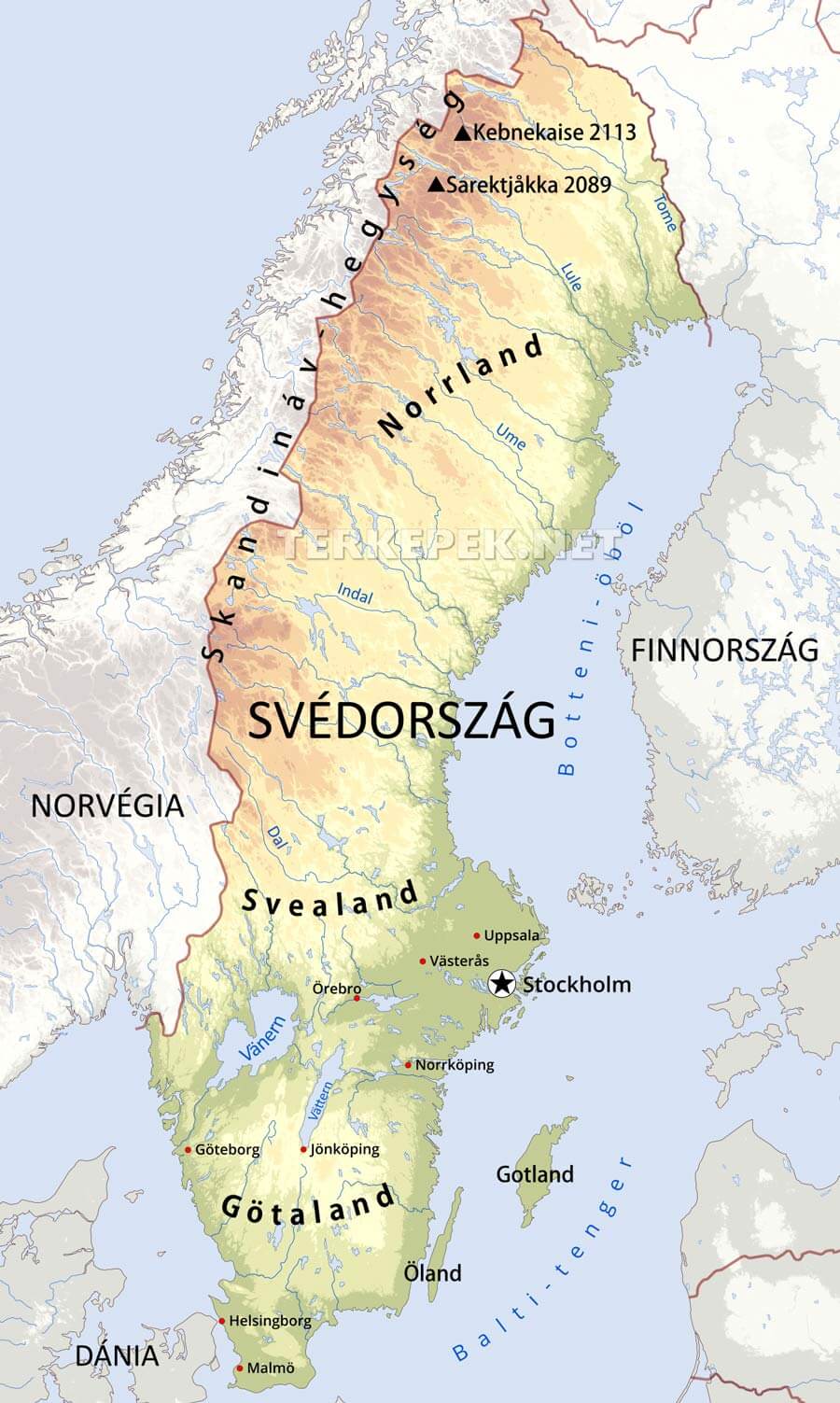 svédország térkép Svédország térképek svédország térkép